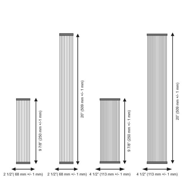 FCCEL Sediment-Lamellenfilter aus zellulosefreiem Polyesterflies