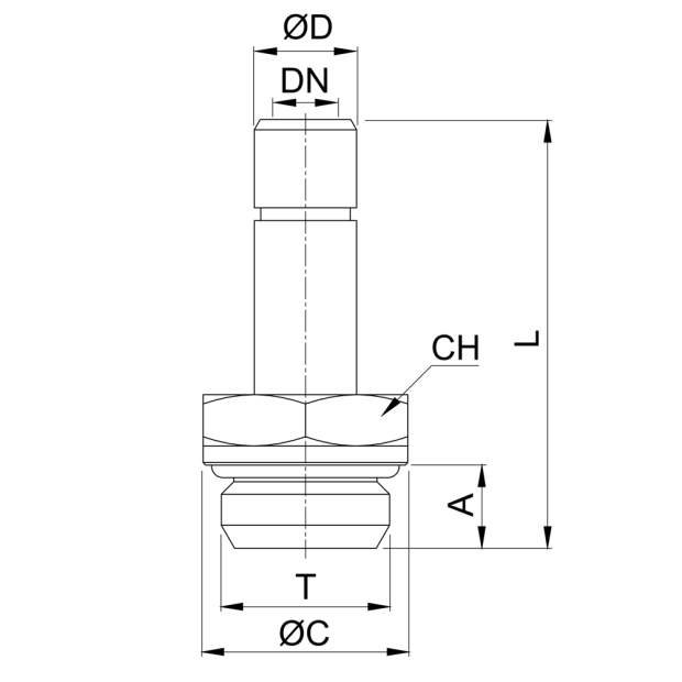 XVRA-G Einschraub-Stutzen Edelstahl AISI316L BSPP-Parallelgewinde Steckverbindung 4-12mm