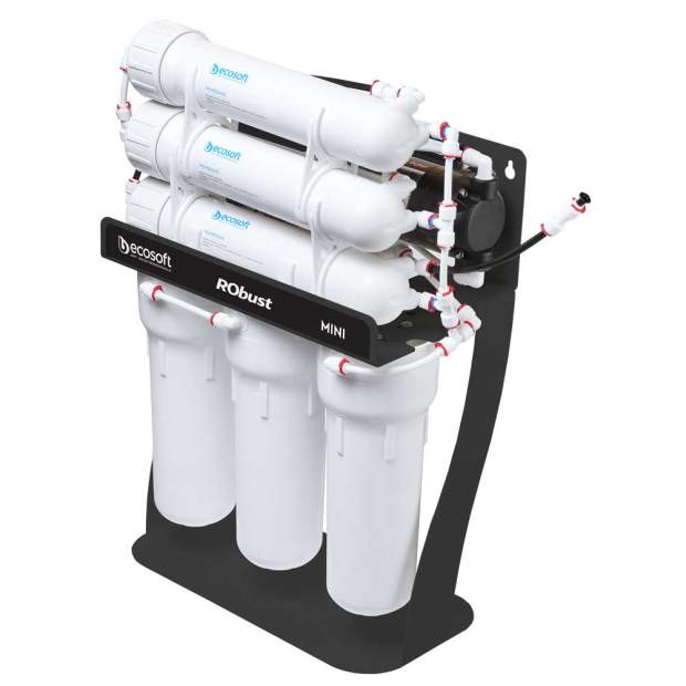 ROBUST-MINI Direct-Flow-Osmoseanlage mit 3x 100GPD Membranen (max. 60 Liter/h)