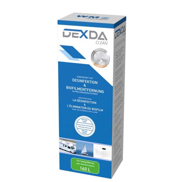 DEXDA® Clean zur Biofilmentfernung und Desinfektion von Tinkwassersystemen